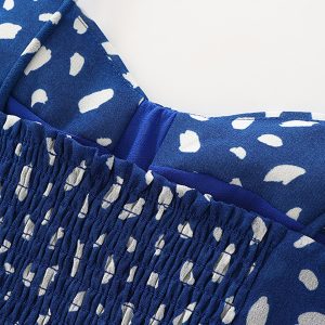 Blue Floral Camisole for Women - Slim Fit Versatile Style, 2025 Summer Trend, Perfect for Y2K and 90s Inspired Looks