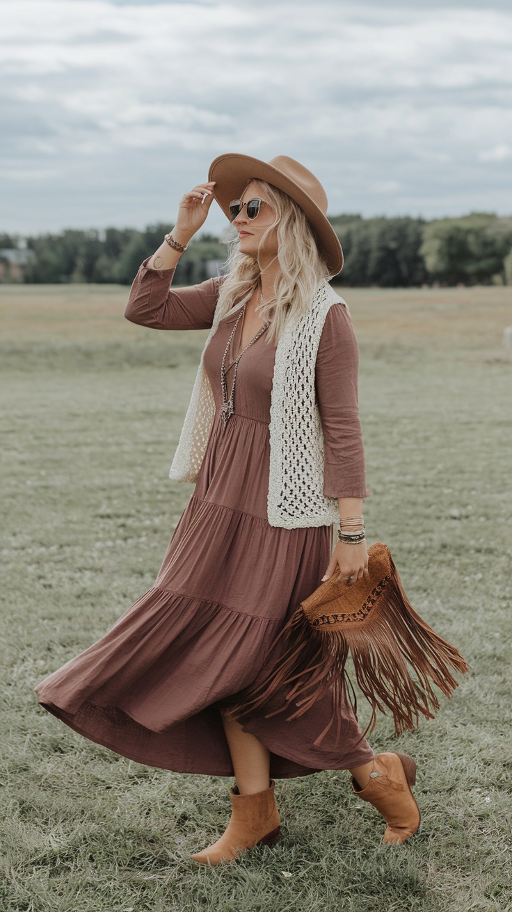Boho Chic Festival Outfits for Free Spirits outfit idea