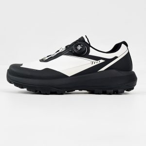 Breathable Black Cushioning Hiking Shoes for Men, Non-Slip Outdoor Walking and Running Commuter Shoes, Comfortable Sports Footwear