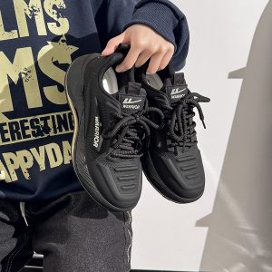 Breathable Mesh Casual Sports Shoes for Men - Summer Soft Sole Height-Increasing Minimalist Dad Sneakers - Popular Little White Shoes