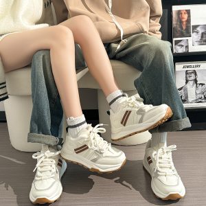 Breathable Summer Mesh Dad Shoes for Women - Soft-Soled Casual Sports Sneakers, Versatile Little White Shoes