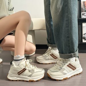 Breathable Summer Mesh Dad Shoes for Women - Soft-Soled Casual Sports Sneakers, Versatile Little White Shoes