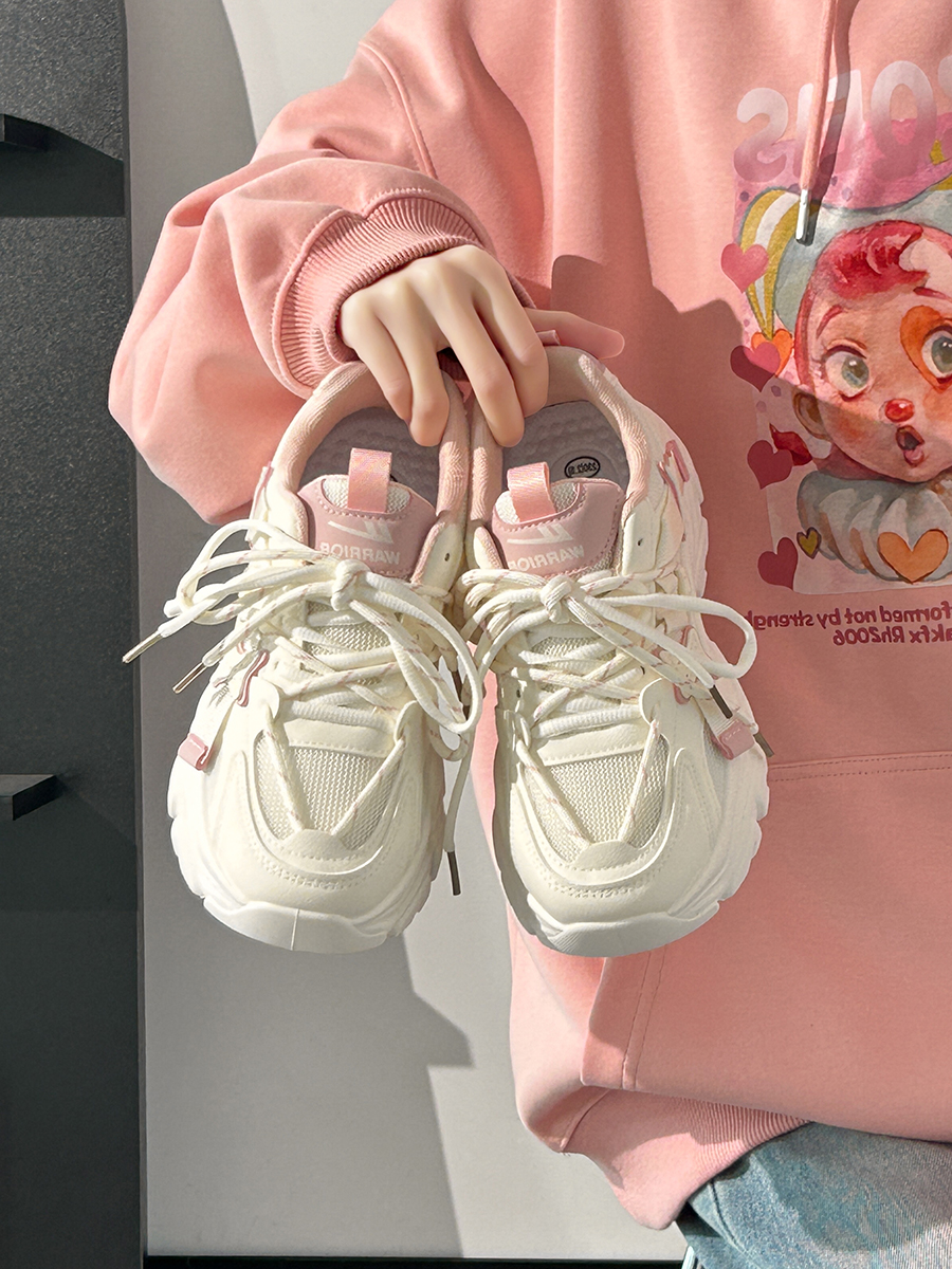 Breathable Thick-Soled Dad Shoes for Women, Original Mesh Design, Stylish Niche Sports Footwear, Summer 2025 Trend Breathable Thick-Soled Dad Shoes for Women, Original Mesh Design, Stylish Niche Sports Footwear, Summer 2025 Trend