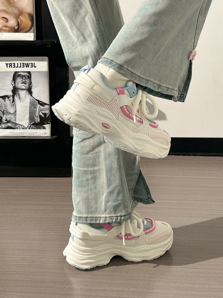 Breathable Thick-Soled Dad Shoes for Women, Original Mesh Design, Stylish Niche Sports Footwear, Summer 2025 Trend Breathable Thick-Soled Dad Shoes for Women, Original Mesh Design, Stylish Niche Sports Footwear, Summer 2025 Trend