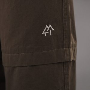Brown Loose Straight-Leg Work Pants for Men - Japanese Casual American Retro Baggy Cargo Trend