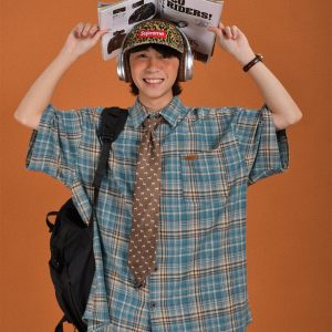 Brushed Plaid Short Sleeve Shirt for Men and Women, Casual Versatile Vintage Style, 90s Inspired Fashion, New Arrival