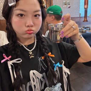 Butterfly Knot Short Sleeve T-Shirt for Women - Unique Summer 2025 Fashion Top, Exquisite Design, Trendy 90s Style