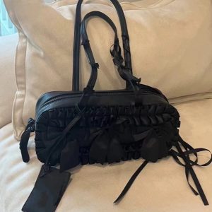 Butterfly Knot Underarm Tote Bag - Pleated Shoulder Bag for Commuters, 2025 Style Boston Handbag