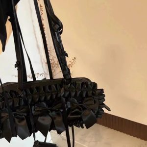 Butterfly Knot Underarm Tote Bag - Pleated Shoulder Bag for Commuters, 2025 Style Boston Handbag