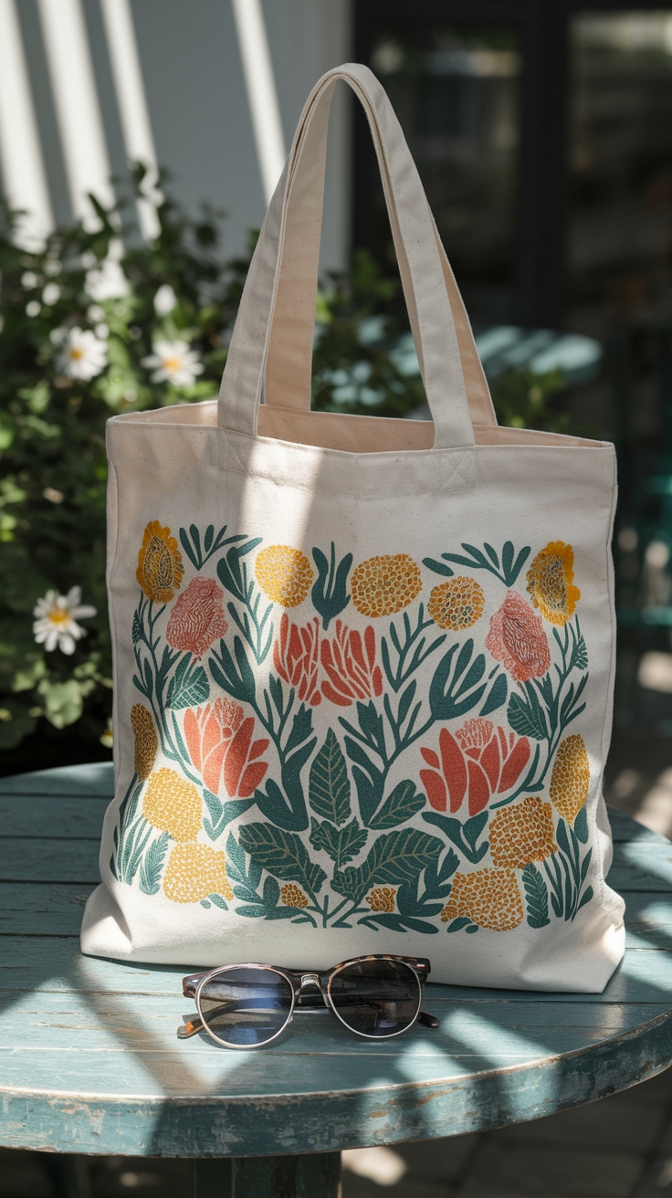 Canvas Tote Bag Design: Practicality Meets Chic Style outfit idea