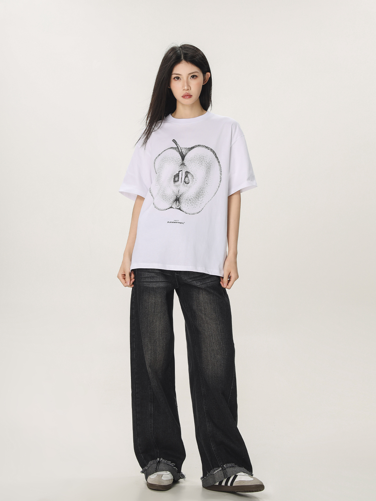 Casual Beer Captain Graphic T-Shirt for Women - Summer Loose Fit Short Sleeve Couple Top in Trendy American Style Casual Beer Captain Graphic T-Shirt for Women - Summer Loose Fit Short Sleeve Couple Top in Trendy American Style