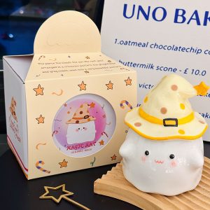 Charming Ceramic Graduation Mug for Girls, Stylish Ghost Design with Lid, Perfect Birthday Party Favor