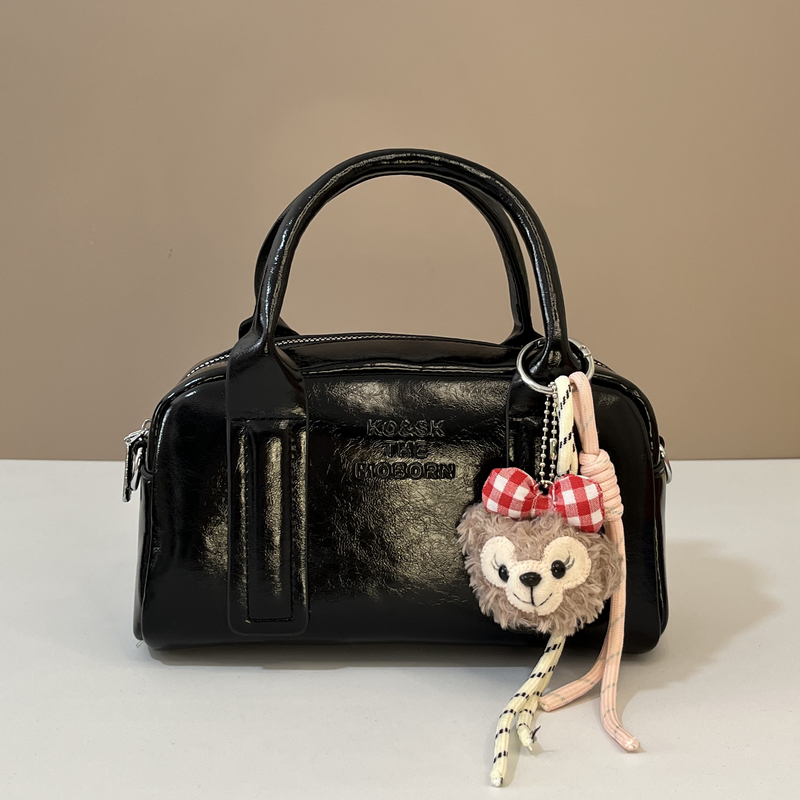 Chic Letter Design Handbag for Women, Trendy Tote Bag, 2025 Fashionable Shoulder Crossbody Bag, High-End Pillow Style