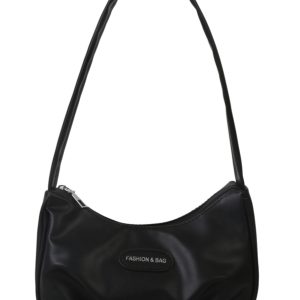 Chic Women's White Baguette Shoulder Bag - Versatile French Style Underarm Bag for Summer 2025