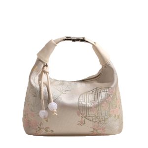Chinese Style Handheld Embroidery Underarm Bag - High-End Women's Crossbody Bag with National Wind Design