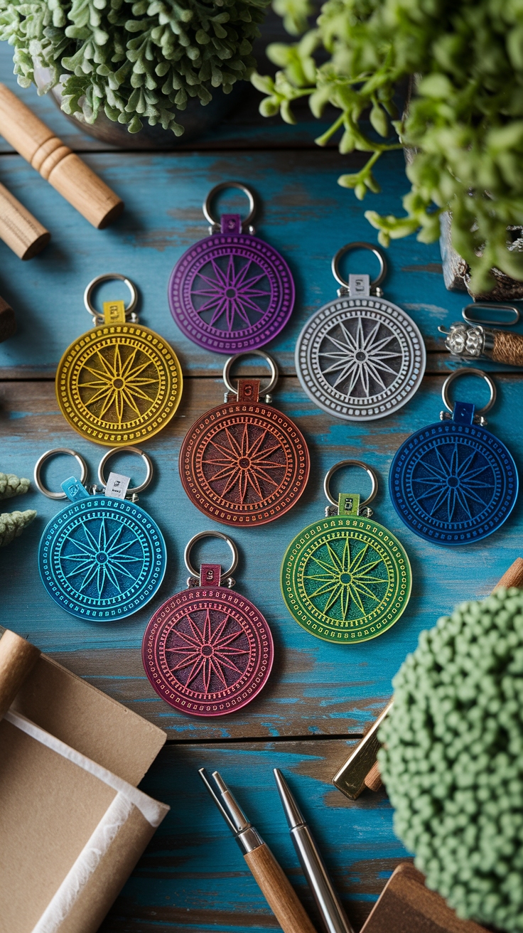 Unique Circle Acrylic Keychain Ideas for Personalization outfit idea