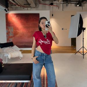 Classic American Low Waist Slim Straight Fit Butt-Hugging Jeans in ICVIBE Cone Fabric - Trendy Y2K Style Denim