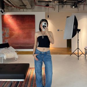 Classic American Low Waist Slim Straight Fit Butt-Hugging Jeans in ICVIBE Cone Fabric - Trendy Y2K Style Denim