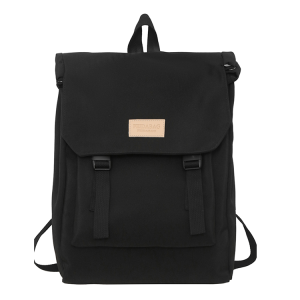 Classic Black Double Shoulder Backpack for Women - Versatile Casual Laptop Bag for Sports and Outdoor Activities