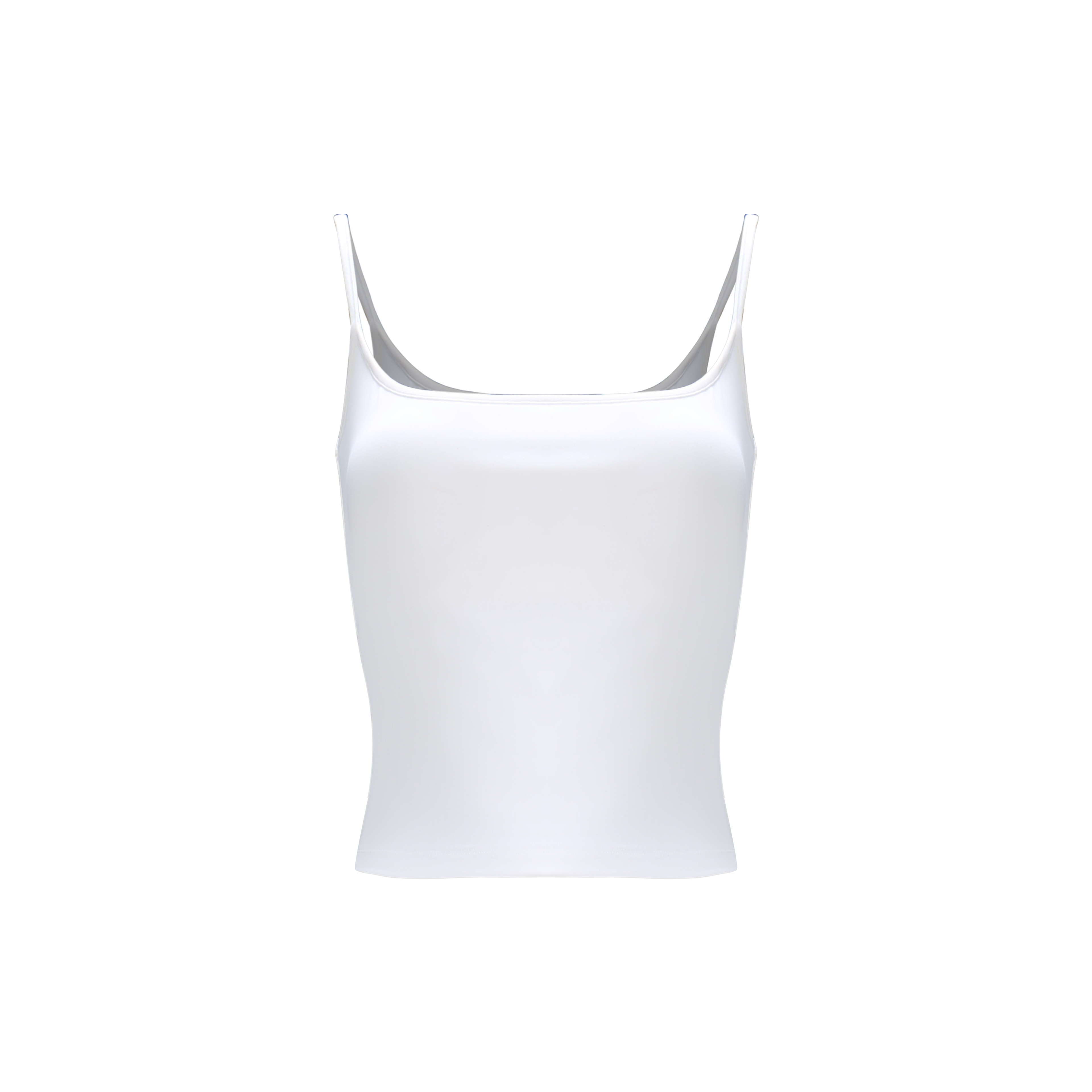 Classic Padded Strap Tank Top with Double-Layer Design for Slim Fit and Side Breast Coverage - Perfect for Y2K and Everyday Style