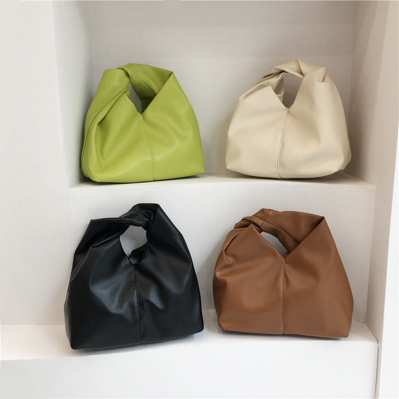 Cloud Bag Handbag 2023 - High-End Smooth Leather, Wrinkled Design, Small Size, Korean Style Fashion Accessory