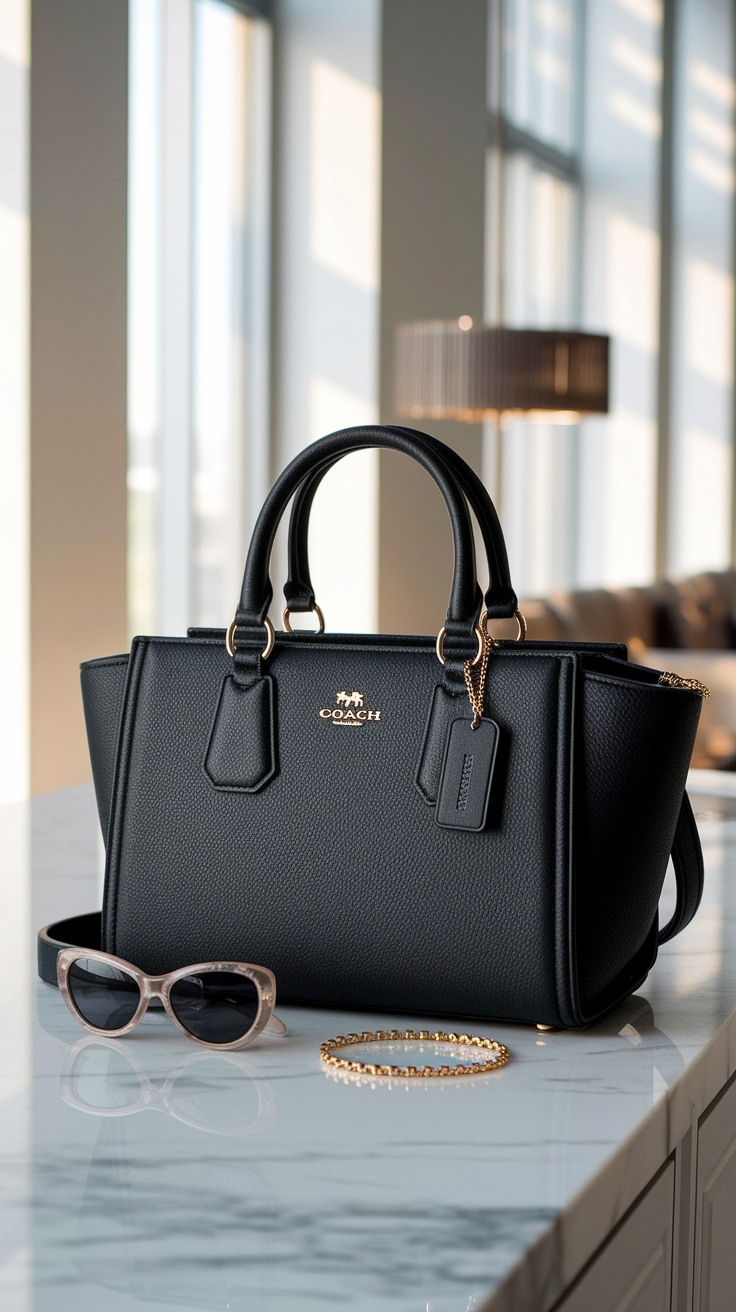 Stylish Choices: Coach Bags Black for Chic Looks outfit idea