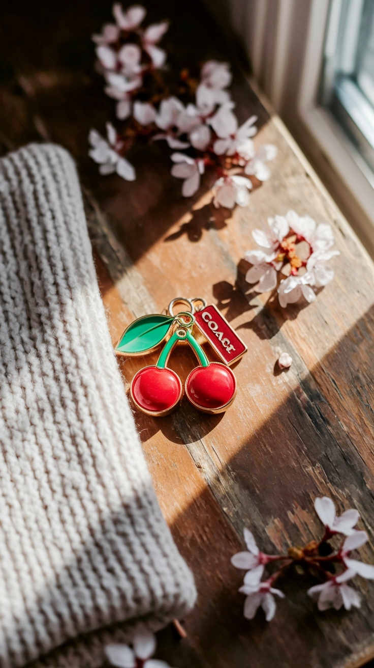 The Allure of the Coach Cherry Charm outfit idea