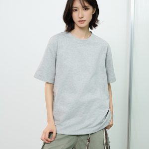 Color-Blocked Cuff Round Neck Short Sleeve T-Shirt for Men - American Retro Summer Casual Top, Y2K Style