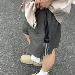 Colorful Striped Casual Shorts for Men and Women - Summer American Style, Quick-Drying Breathable Nylon, Loose-Fit Five-Point Design