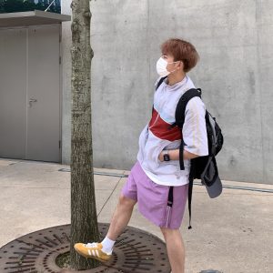 Colorful Striped Casual Shorts for Men and Women - Summer American Style, Quick-Drying Breathable Nylon, Loose-Fit Five-Point Design