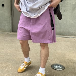 Colorful Striped Casual Shorts for Men and Women - Summer American Style, Quick-Drying Breathable Nylon, Loose-Fit Five-Point Design