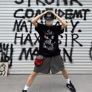 Colorful Striped Casual Zippered Shorts for Men and Women - American Style Summer Quick-Dry Breathable Nylon Five-Point Pants