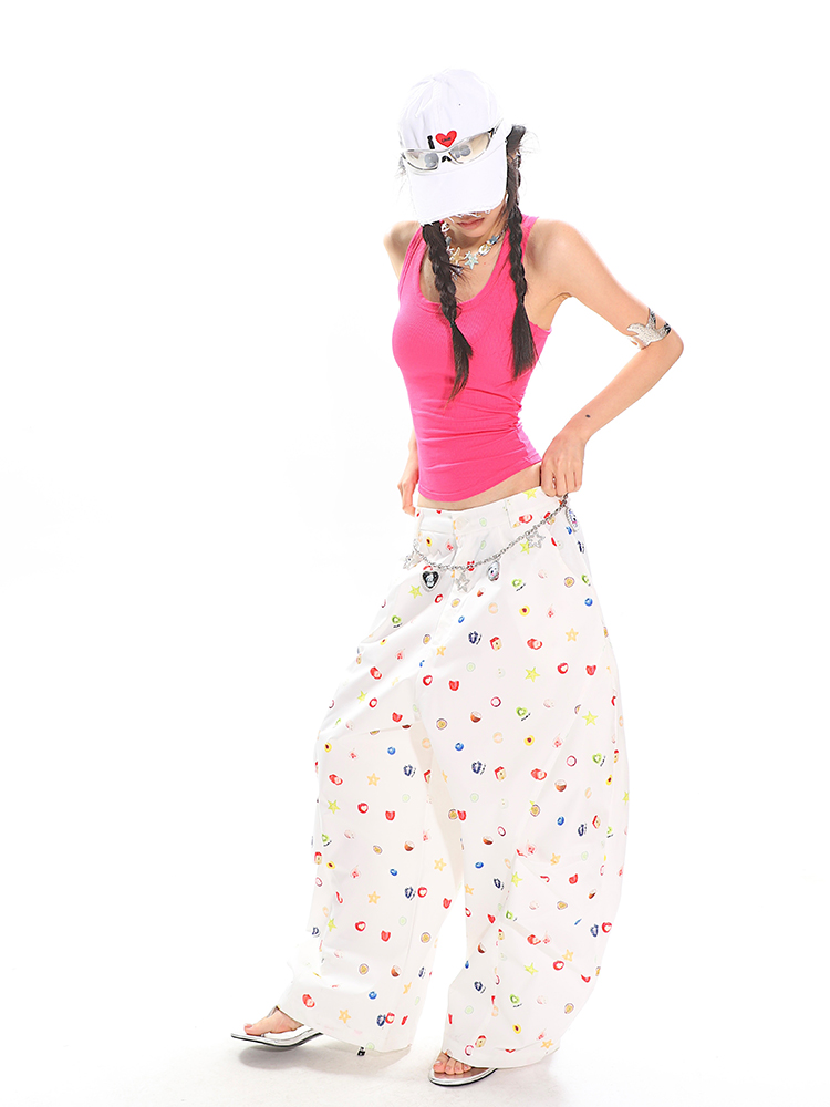 Colorful Summer Tank Top for Women - Slim Fit High-Quality Dopamine Movement Design, Trendy Casual Wear, Y2K Style Colorful Summer Tank Top for Women - Slim Fit High-Quality Dopamine Movement Design, Trendy Casual Wear, Y2K Style