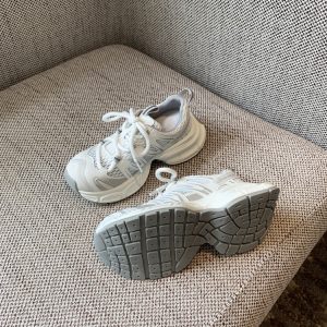 Colorful Thick-Soled Dad Shoes for Women - 2025 New Style Height-Increasing Mesh Casual Sports Sneakers