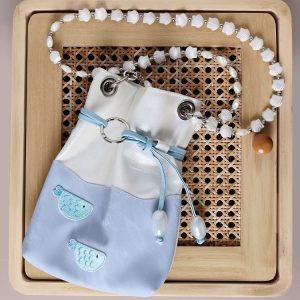 Compact Beaded Fish Tank Bag for Women - 2025 Summer Crossbody Phone Bag, Cute Small Shoulder Bag