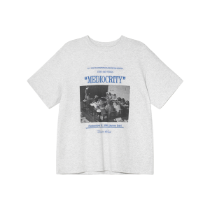 Contrast Color Portrait Print Round Neck Short Sleeve T-Shirt for Women - Loose Fit Pure Cotton Summer Style 2025