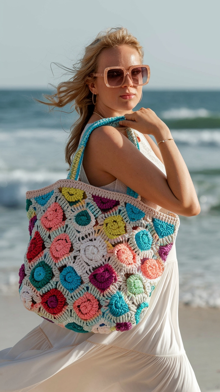 Chic Crochet Tote Bag Ideas for Everyday Use outfit idea