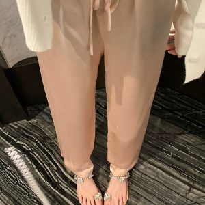 Crystal Flower Buckle Wedge Open-Toe Flat Slippers for Women, Summer Fairy Style, Perfect for Skirts and Outdoor Wear