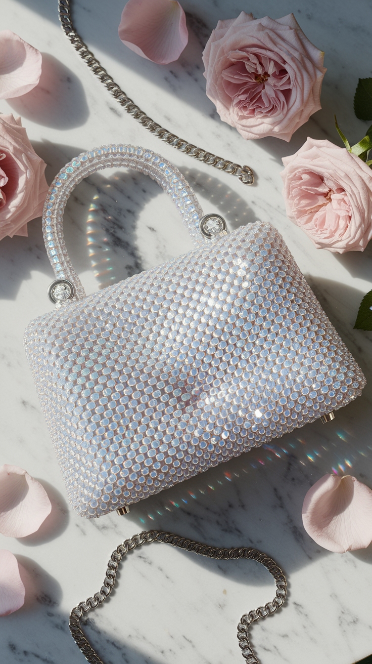 Discover the Best Crystal Bags Handbags this Season outfit idea