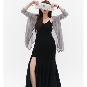 Curvy Paper Doll Cardigan - Stylish Lightweight Sun Protection Top for Effortless Layering