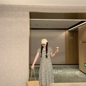 Curvy Sweet French Rhapsody Striped Waist-Defining Slim Fit Knitted Short Dress - Elegant Casual Style for 90s Inspired Looks