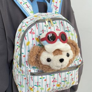 Cute Cartoon Duffy Bear Backpack - Soft Large Capacity School Bag for Girls - Trendy 2024 Style