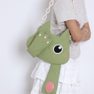 Cute Cat Face Covering Crossbody Bag for Girls - Niche Design, Perfect Birthday Gift for Spring and Summer Fashion