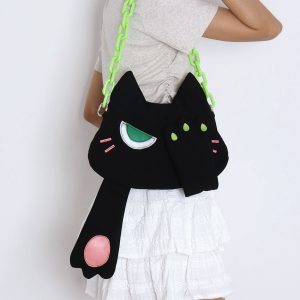 Cute Cat Face Covering Crossbody Bag for Girls - Niche Design, Perfect Birthday Gift for Spring and Summer Fashion