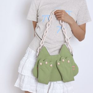 Cute Cat Face Covering Crossbody Bag for Girls - Niche Design, Perfect Birthday Gift for Spring and Summer Fashion