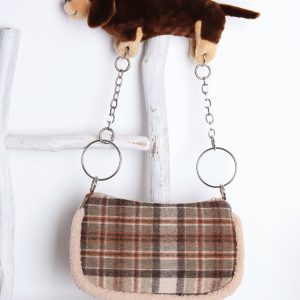 Cute Creative Sausage Dog Plush Doll Underarm Bag - Autumn Winter Small Handheld Crossbody Bag for Trendy Style