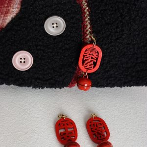 Cute Plush Cat Tote Bag - Red Series New Year Birthstone Lucky Shoulder Crossbody Bag for Y2K and Korean Style Fashion