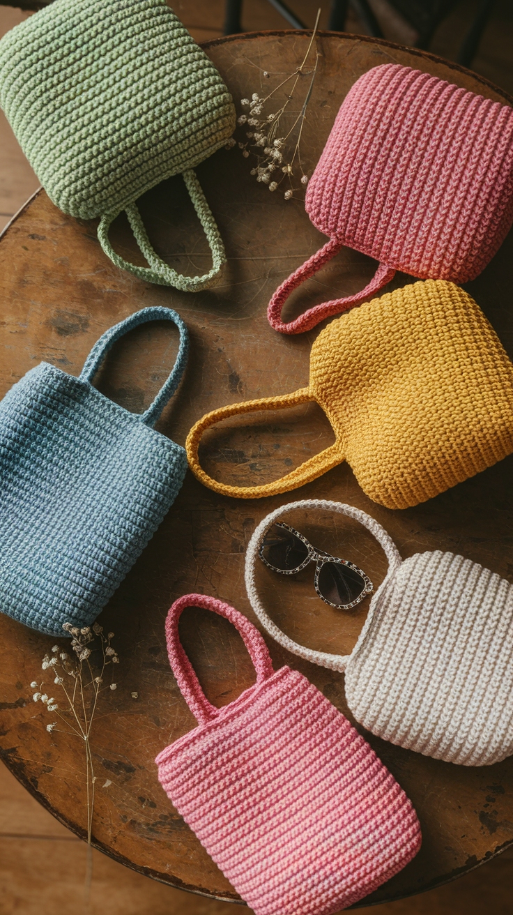 Inspire Yourself with Cute Crochet Bag Ideas outfit idea