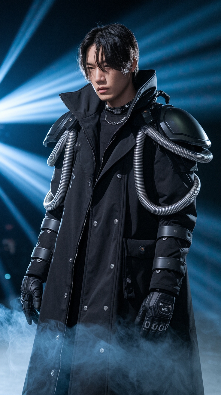 Dark Futuristic Fashion: Embrace the Shadows outfit idea