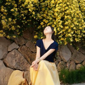 Deep Blue Off-Shoulder Modal Short-Sleeve T-Shirt - Flattering Fit, Thin & Stretchy, Versatile Summer Top for 2025